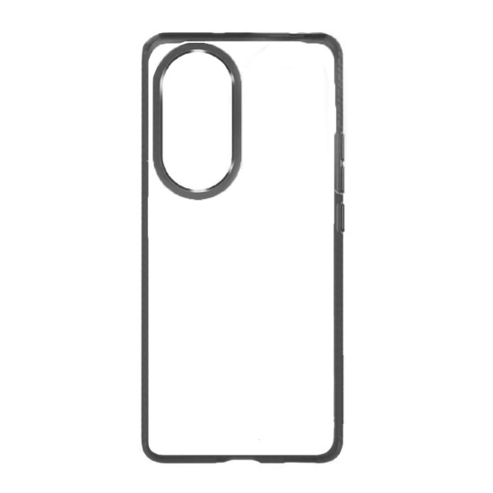 Transparent Silicone Case for Oppo A98 5g/F23 5g Black Transparent Silicone Case for Oppo A98 5g/F23 5g Black